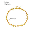 Estera Knot Link Chain Necklace /18K Gold Plated view 6