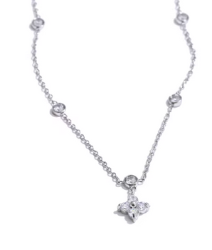 Gaia Clover Necklaces / 18K Gold Plated - Nina Kane Jewellery