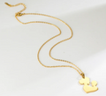 Mother & Baby Cut Out Necklaces / 18K Gold Plated view 2