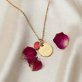 Keira Engravable Medalion Necklaces view 5