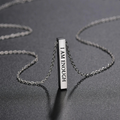 Kelly "I AM ENOUGH" Necklaces / Stainless Steel view 4