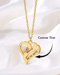 Naples Personalised Heart Pendants view 4