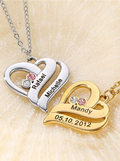 Naples Personalised Heart Pendants view 6