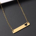 Nicole Personalised Tab Necklaces view 4