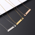Nicole Personalised Tab Necklaces view 3
