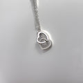 Ophelia Linked Hearts Necklace / Stainless Steel view 9