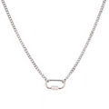 Sophia Lock Pendant Necklace view 3
