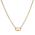 Sophia Lock Pendant Necklace view 1