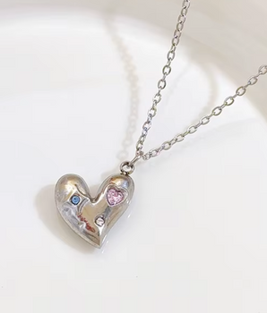 The Gilded Heart Necklaces / 18K Gold Plated - Nina Kane Jewellery