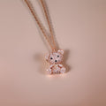 Venice Diamond Teddy Bear Pendants / Stainless Steel view 8