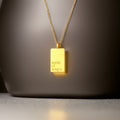 Demeter Feel Good Square Pendants / 18K Gold Plated view 2