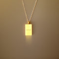 Demeter Feel Good Square Pendants / 18K Gold Plated view 5