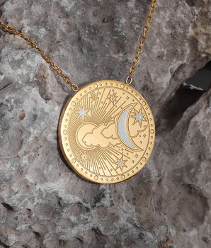 Emma Celestial Pendants / 18K Gold Plated - Nina Kane Jewellery