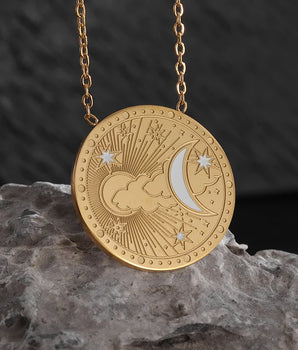 Emma Celestial Pendants / 18K Gold Plated - Nina Kane Jewellery