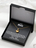To My Mum Engravable Heart Necklace view 4