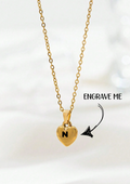 To My Mum Engravable Heart Necklace view 3