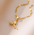 Serena Rose Crystal Necklaces / Stainless Steel view 5