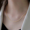 Eden Flash Chain Necklace / 925 Silver Plated view 3