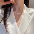 Eden Flash Chain Necklace / 925 Silver Plated view 2