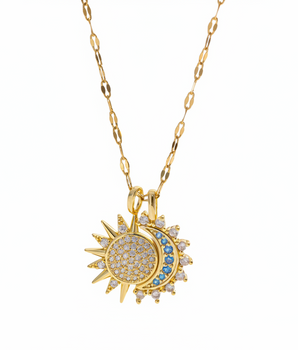 The Sun & Moon Double Necklaces - Nina Kane Jewellery