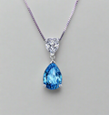 Sisi Blue Gemstone Necklaces view 2