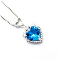 Sisi Blue Gemstone Necklaces view 4