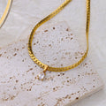 Johanna Vinatge Zircon Chain / 18K Gold Plated view 4