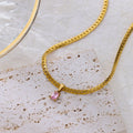 Johanna Vinatge Zircon Chain / 18K Gold Plated view 6