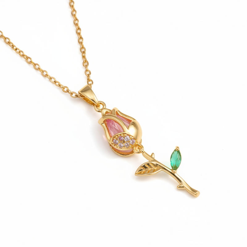 Laura Crystal Rose Pendants