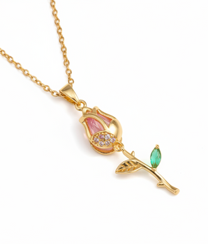 Laura Crystal Rose Pendants - Nina Kane Jewellery