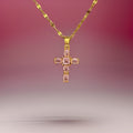 Lucky Rhinestone Cross / 18K Gold Plated view 1