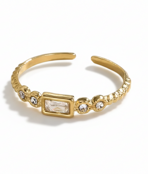 Lagertha Crystal Ring - Nina Kane Jewellery