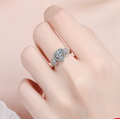 Sweetheart Zirconia Diamond Ring view 3