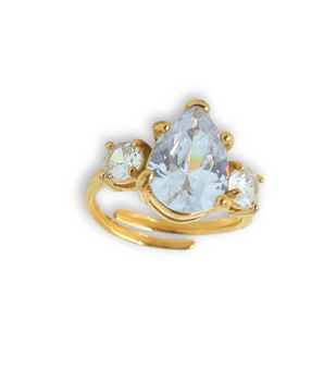 The Anastasia Ring / 18K Gold Plated - Nina Kane Jewellery