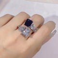 The Empress Ice Flower Cut Ring / 925 Sterling Silver view 5