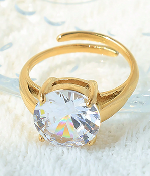 The Evelina Ring / 18K Gold plated - Nina Kane Jewellery