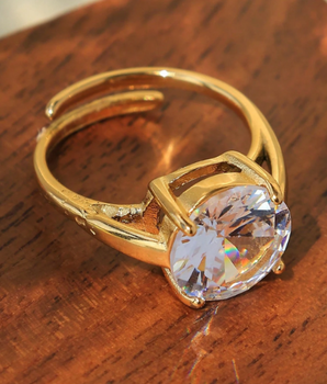 The Evelina Ring / 18K Gold plated - Nina Kane Jewellery