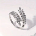 Abigail Olive Branch Rings / Stainless Steel view 4