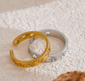 Amara Crystal Heart Rings view 7