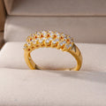 Evana Wheat Spike Rings / Stainless Steel view 2