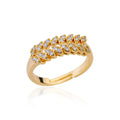 Evana Wheat Spike Rings / Stainless Steel view 6