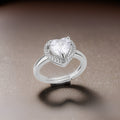 Paloma Zircon Heart Rings / Stainless Steel view 7