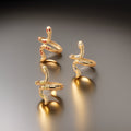 Wendy Crystal Snake Rings / Stainless Steel view 6