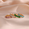 Sheridan Baguette Zircon Rings / Stainless Steel view 2