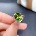 Mandy Rose Gold Zircon Rings / 925 Sterling Silver view 3