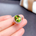 Mandy Rose Gold Zircon Rings / 925 Sterling Silver view 4