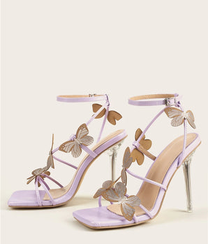 The Butterfly Purple Heels - Nina Kane Jewellery
