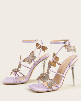 The Butterfly Purple Heels - Nina Kane Jewellery