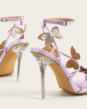 The Butterfly Purple Heels - Nina Kane Jewellery
