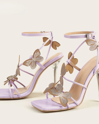 The Butterfly Purple Heels - Nina Kane Jewellery